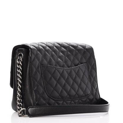 Chanel Caviar Quilted Medium Rock In Rome Single Flap Black 3 of 8