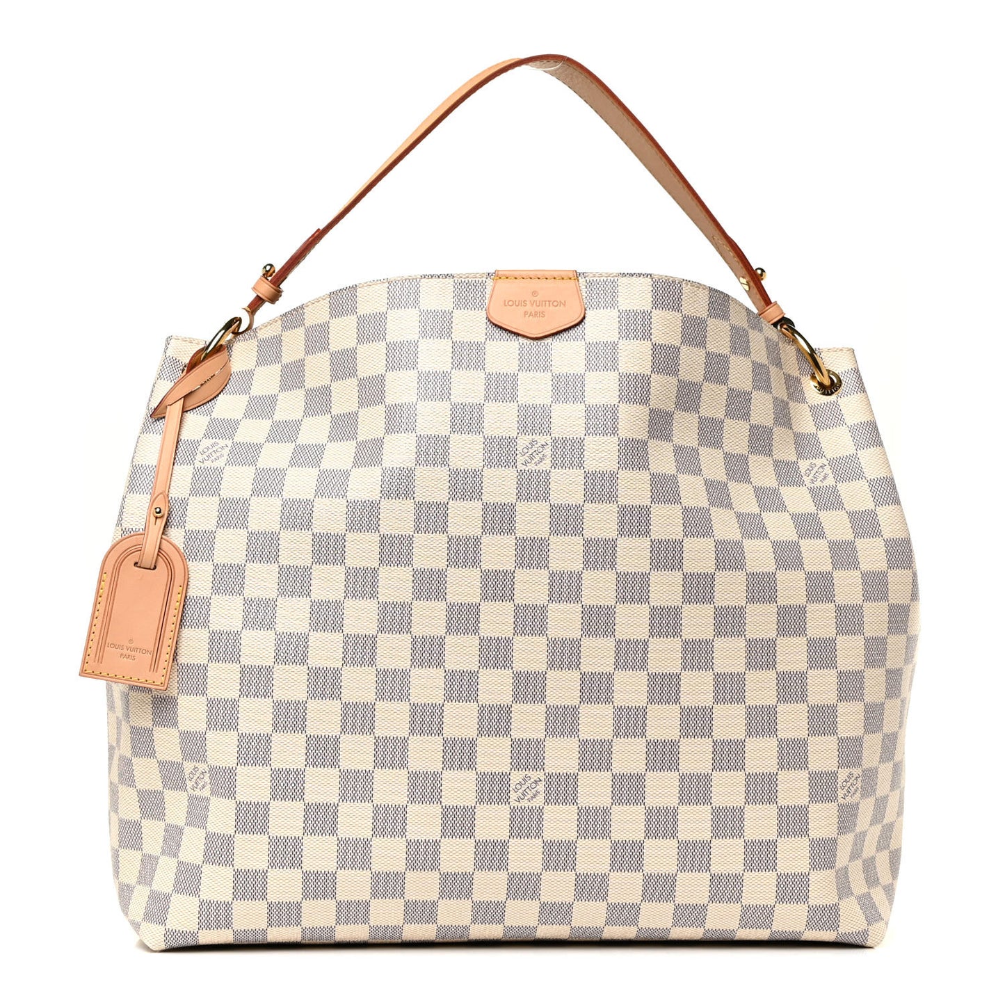 Damier Azur Graceful MM Rose Ballerine