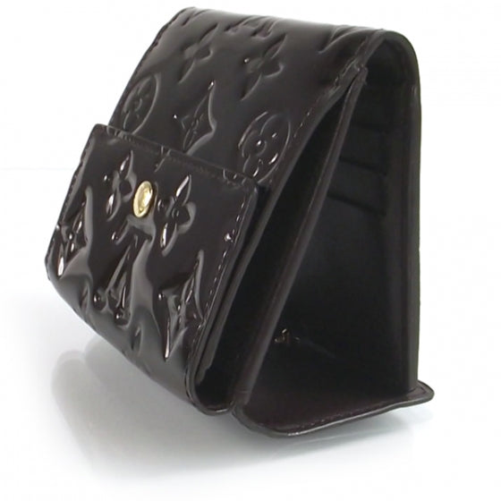 Louis Vuitton Vernis Elise Wallet Amarante 5 of 5