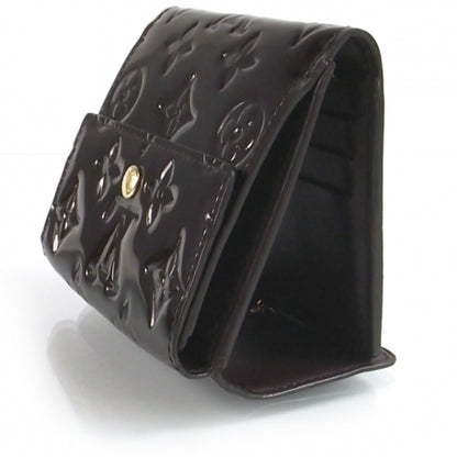 Louis Vuitton Vernis Elise Wallet Amarante 5 of 5