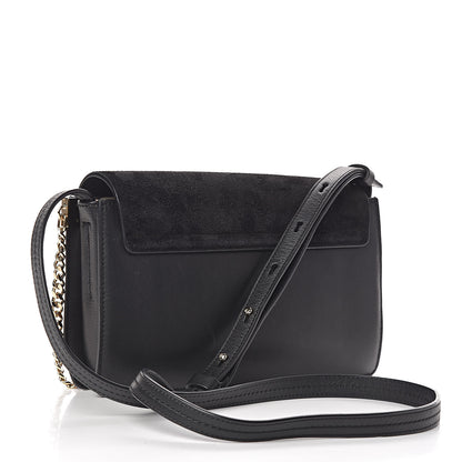 Chloe Suede Calfskin Small Faye Shoulder Bag Black 3 of 11