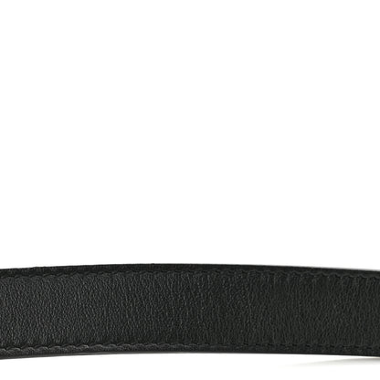 Gucci Plutone Calfskin Palladium Double G 20mm Belt 100 40 Black 7 of 10