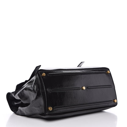 Saint Laurent Patent Large Muse Two Black 4 of 12