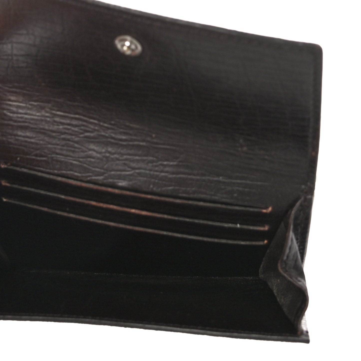 GG Plus Monogram Ladies GG French Flap Wallet Beige Ebony Cocoa