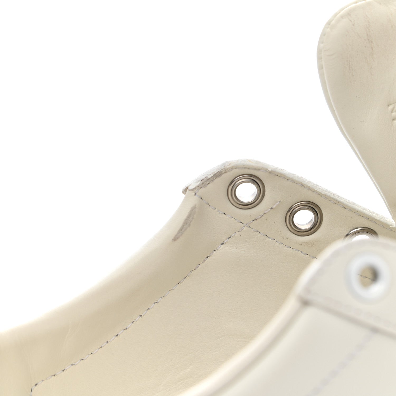 Gucci Calfskin Crocodile Web Womens Ace Sneakers 37 White Green 17 of 21