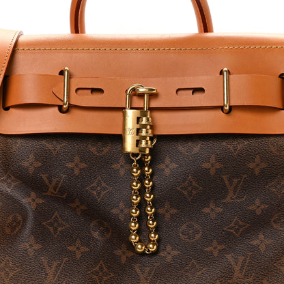 Louis Vuitton Calfskin Monogram Steamer 30 7 of 10