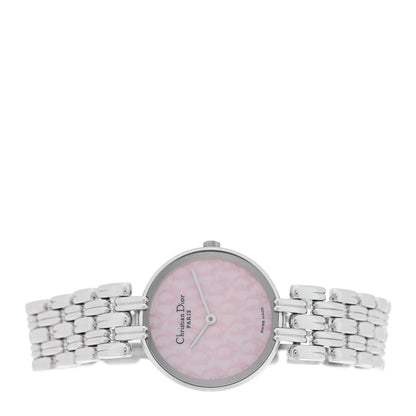 Christian Dior Stainless Steel Pink Mother of Pearl 25mm Bagheera Quartz Watch 2 of 4