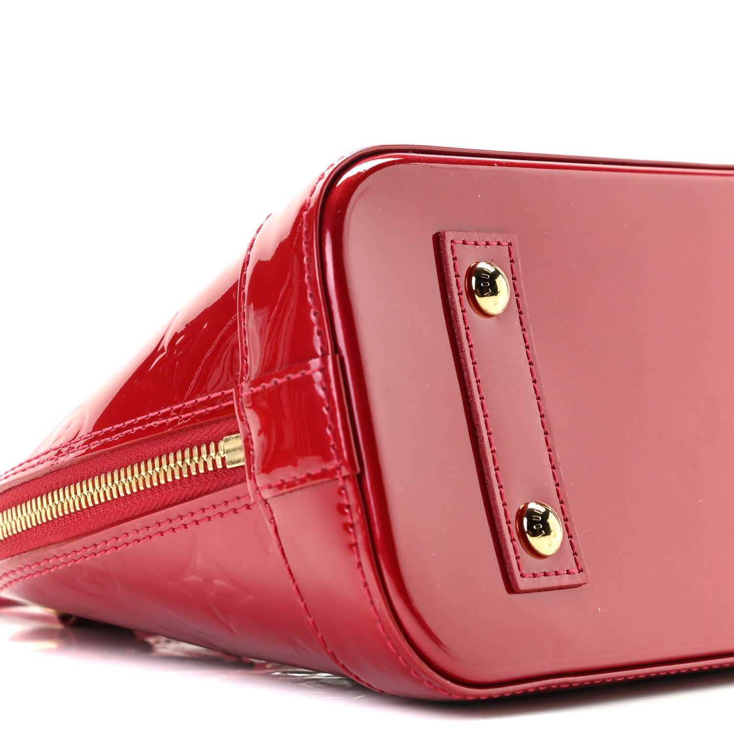 Louis Vuitton Vernis Alma BB Pomme D'Amour 5 of 15