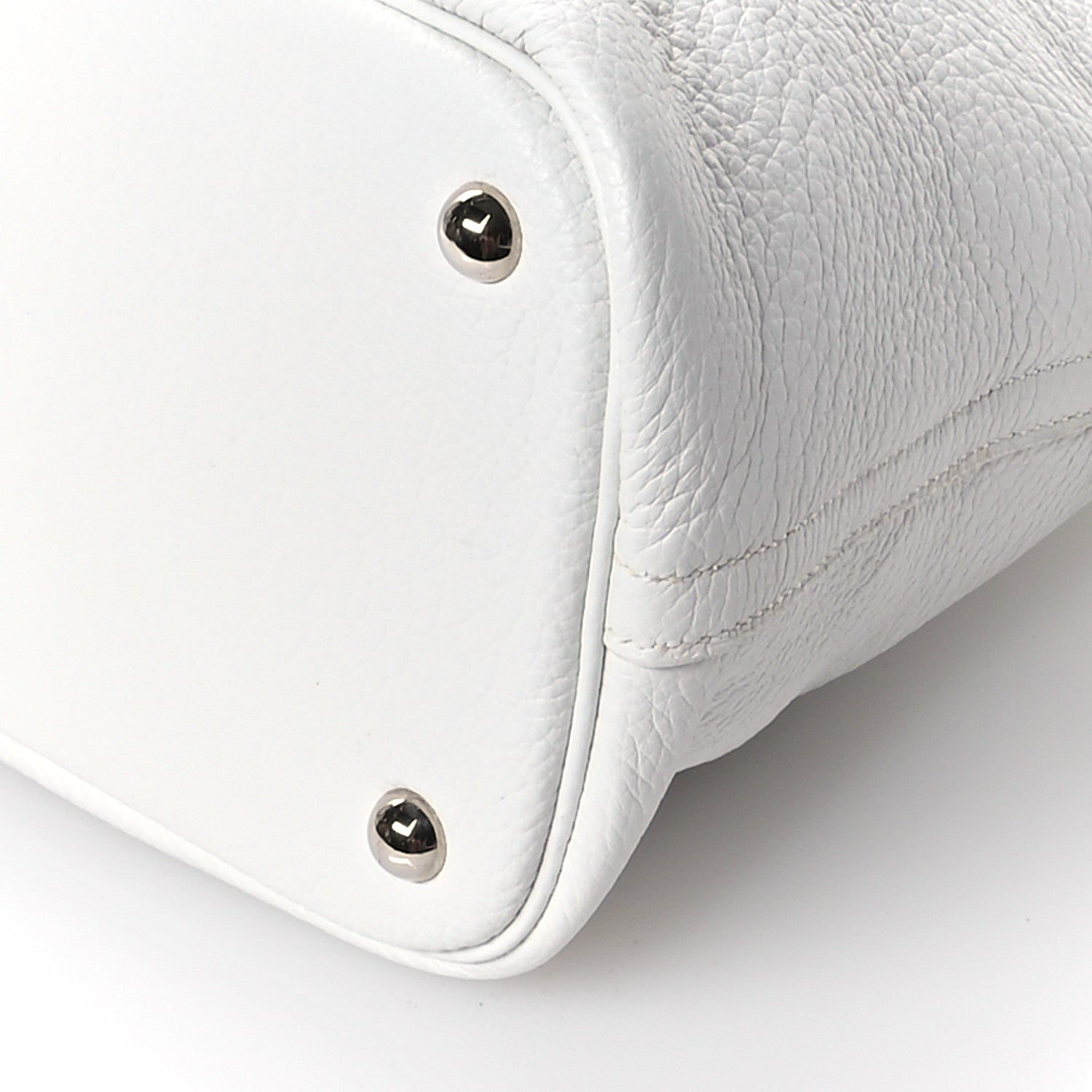 Hermes Taurillon Clemence Bolide 35 White 10 of 10