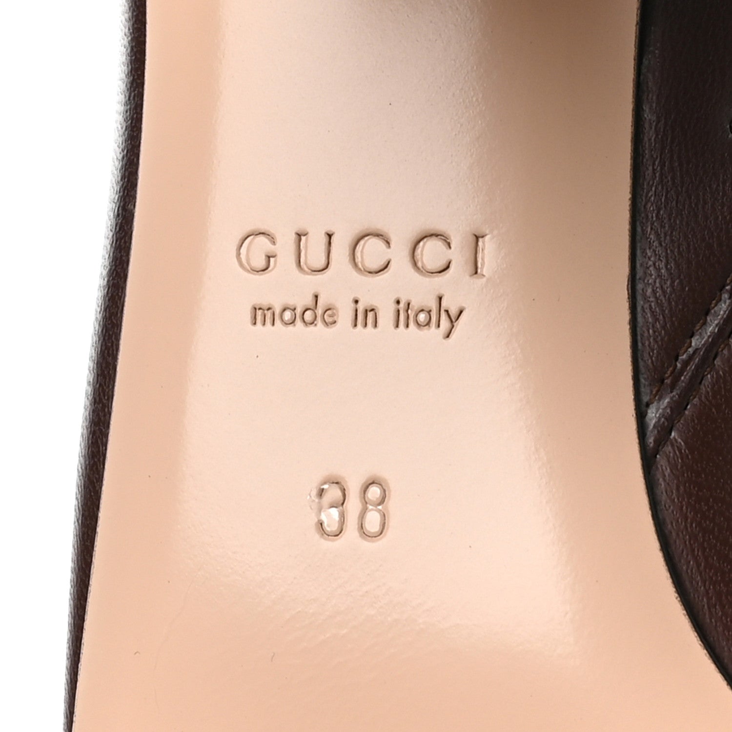 Gucci Nappa Horsebit Ankle Boots 38 New Chocolate 7 of 8