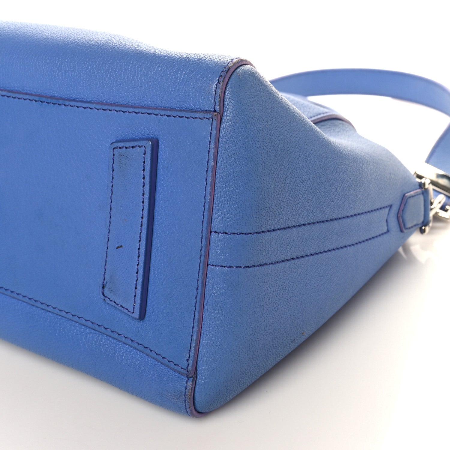 Givenchy Sugar Goatskin Small Antigona Blue 8 of 13