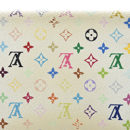 Louis Vuitton Monogram Multicolor Sarah Wallet White Litchi 11 of 13
