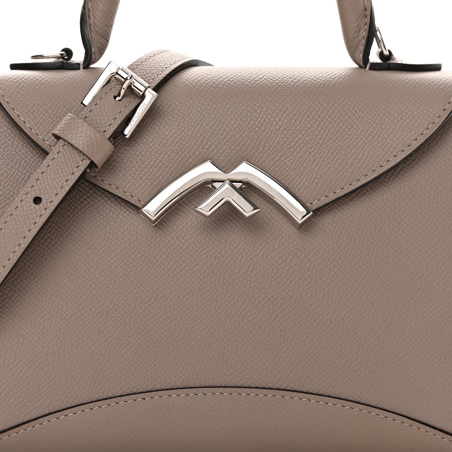 Moynat Carat Calfskin Gabrielle BB Tourterelle 6 of 12