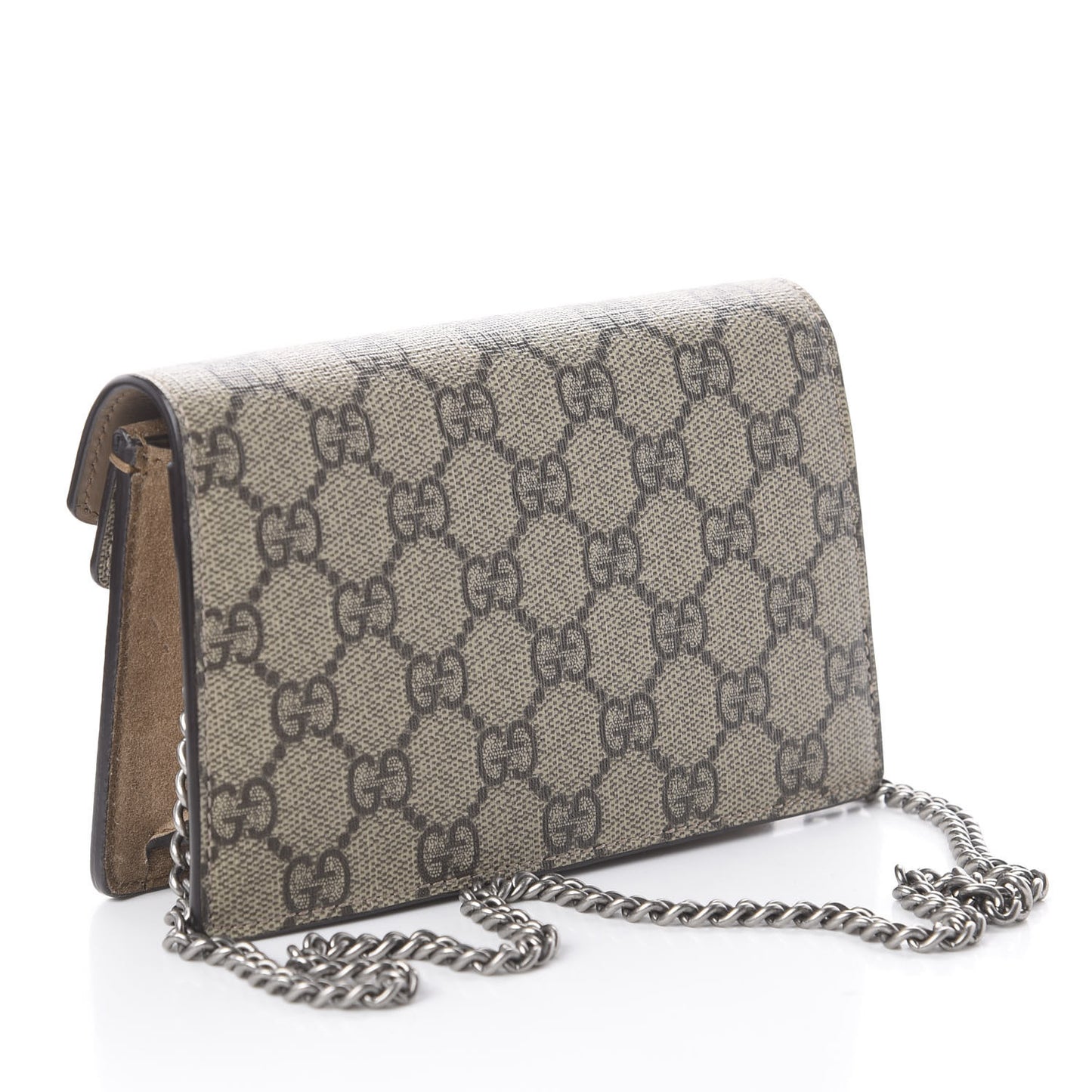 GG Supreme Monogram Super Mini Dionysus Shoulder Bag Taupe