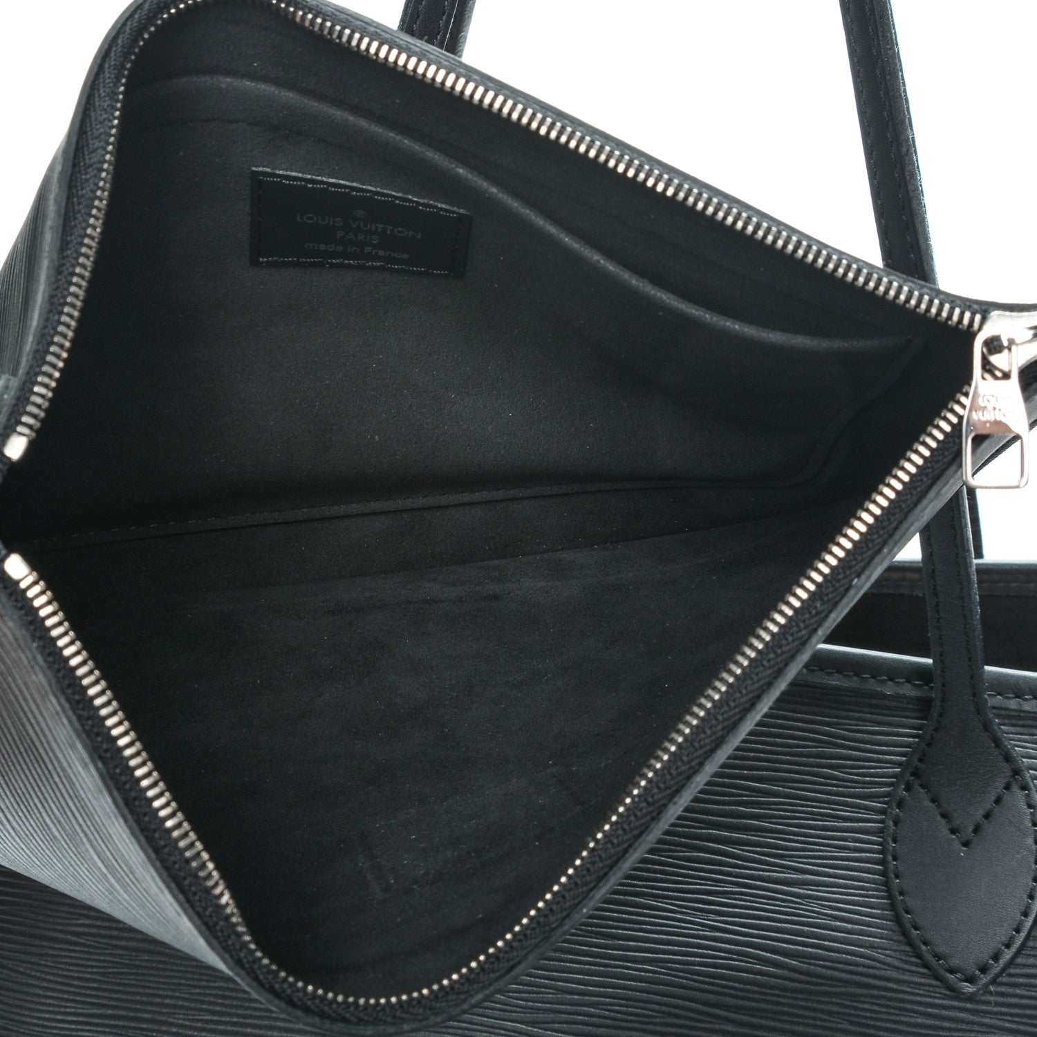 Louis Vuitton Epi Neverfull MM Black 7 of 9