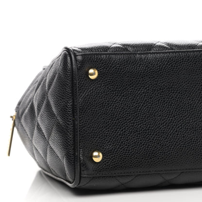 Chanel Caviar Quilted Large Bowler Black 9 of 14