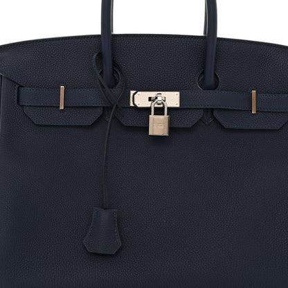 Hermes Togo Birkin 35 Bleu Nuit 8 of 12