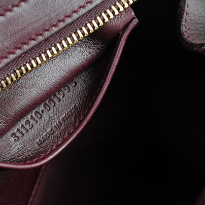 Saint Laurent Calfskin Small Classic Y Cabas Bordeaux 7 of 7