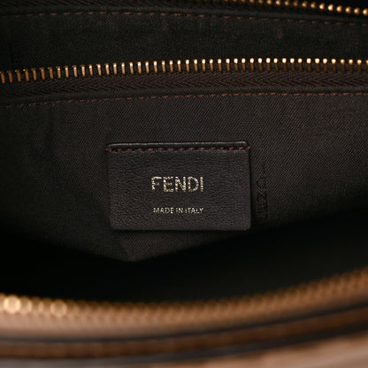 Fendi Vitello King Logo Embossed Medium By The Way Boston Bag Light Rose 6 of 13