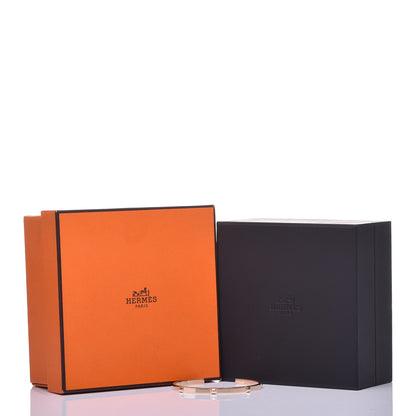Hermes 18K Rose Gold Mini Clous Bracelet 5 of 5