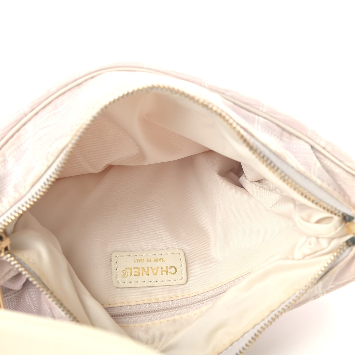 Nylon Travel Hobo Beige