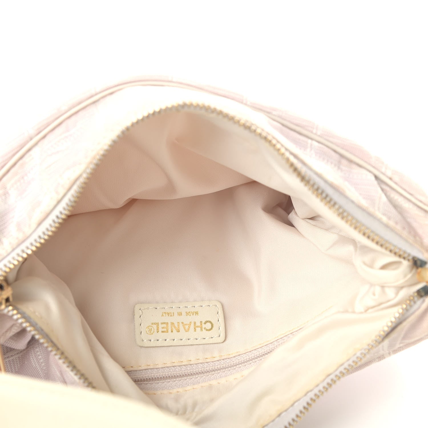 Chanel Nylon Travel Hobo Beige 4 of 7