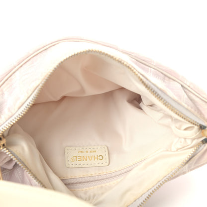 Chanel Nylon Travel Hobo Beige 4 of 7