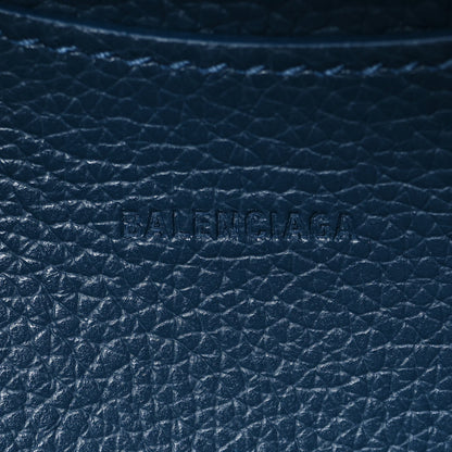 Balenciaga Grained Calfskin Neo Classic Silver Hardware Mini City Petrol Blue 5 of 9