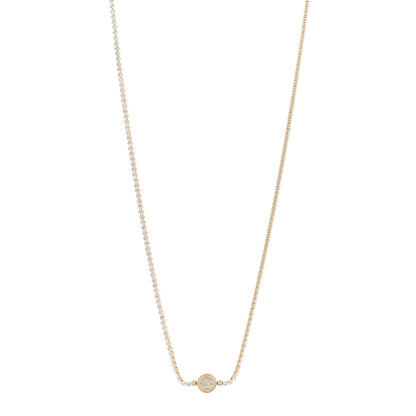 Chanel Crystal CC Chain Long Necklace Gold 1 of 6