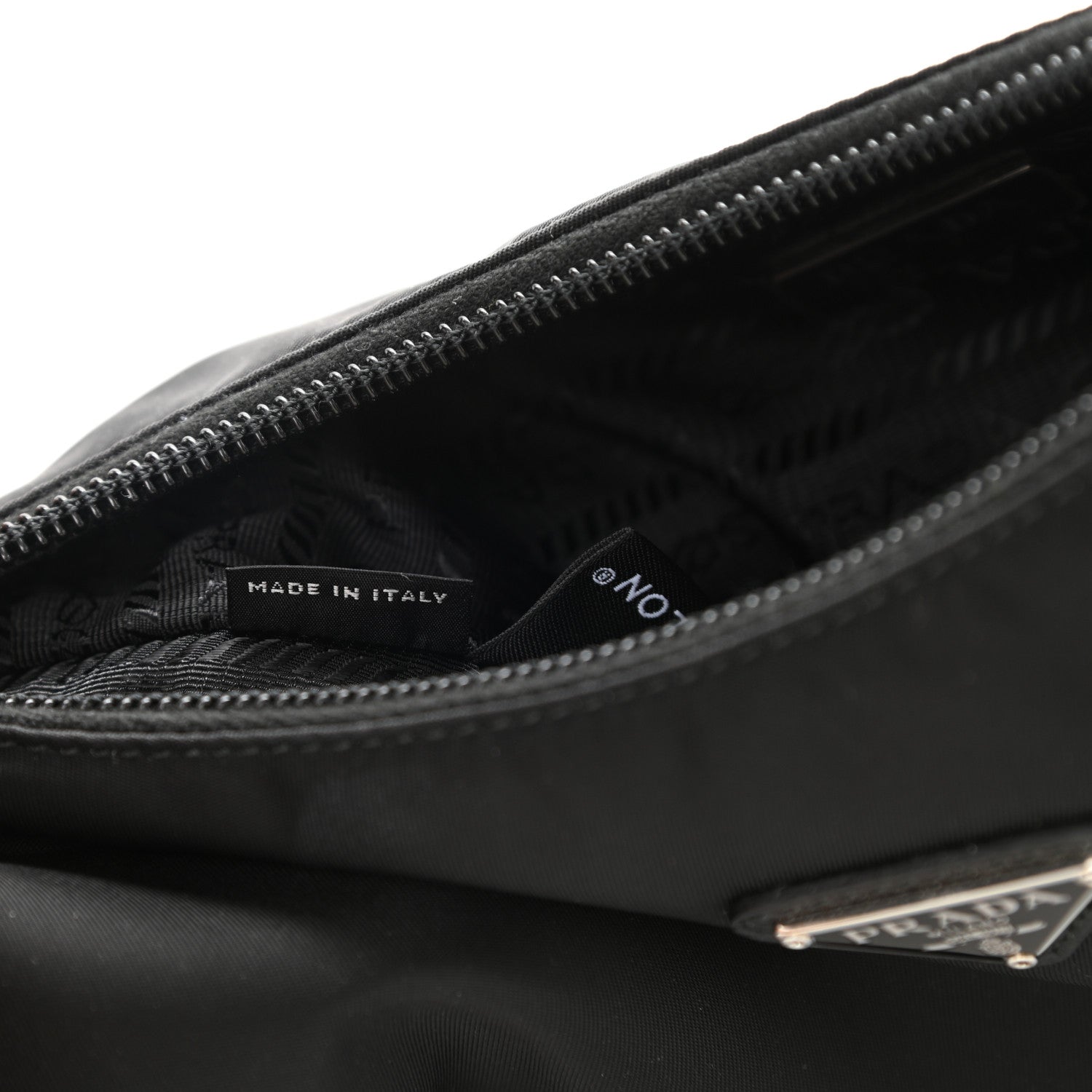 Prada Tessuto Nylon Mini Re-Edition 2000 Bag Black 7 of 9