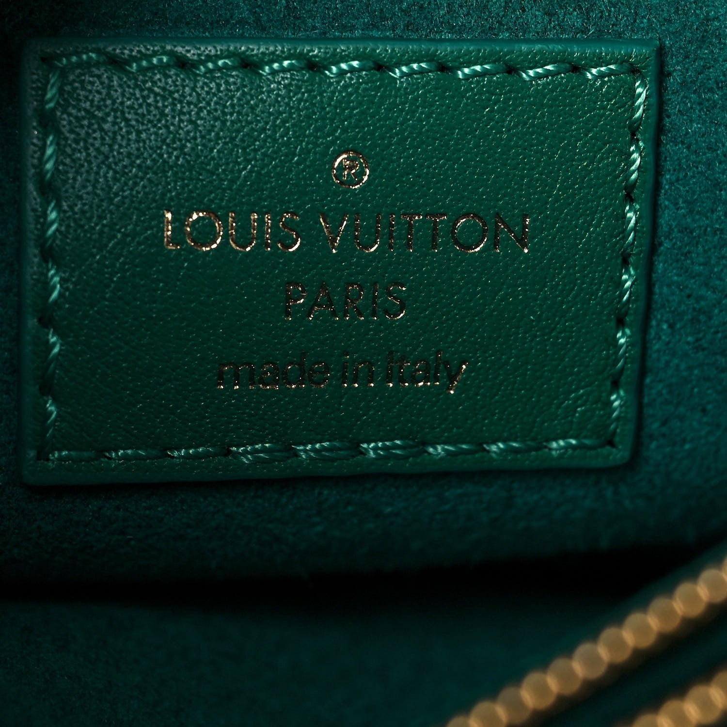 Louis Vuitton Calfskin New Wave Chain Bag MM NM Emerald 6 of 16
