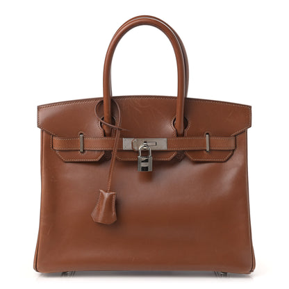 Hermes Box Birkin 30 Gold 1 of 36