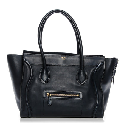 Celine Smooth Calfskin Shoulder Luggage Navy 1 of 10
