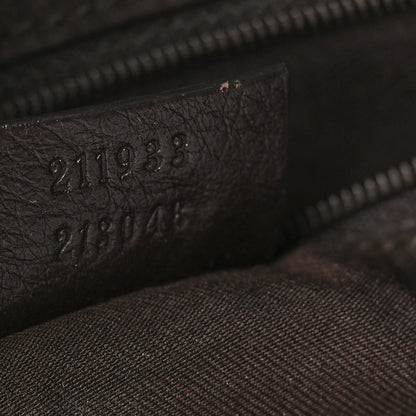 Gucci Monogram Large New Ladies Web Hobo Dark Brown 7 of 10