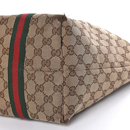 Gucci Monogram Large Jolicoeur Tote Brown 17 of 18