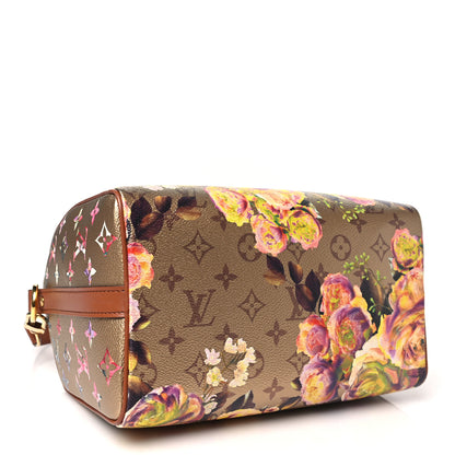 Louis Vuitton Metallic Monogram LV Garden Speedy Bandouliere 25 Gold 4 of 9