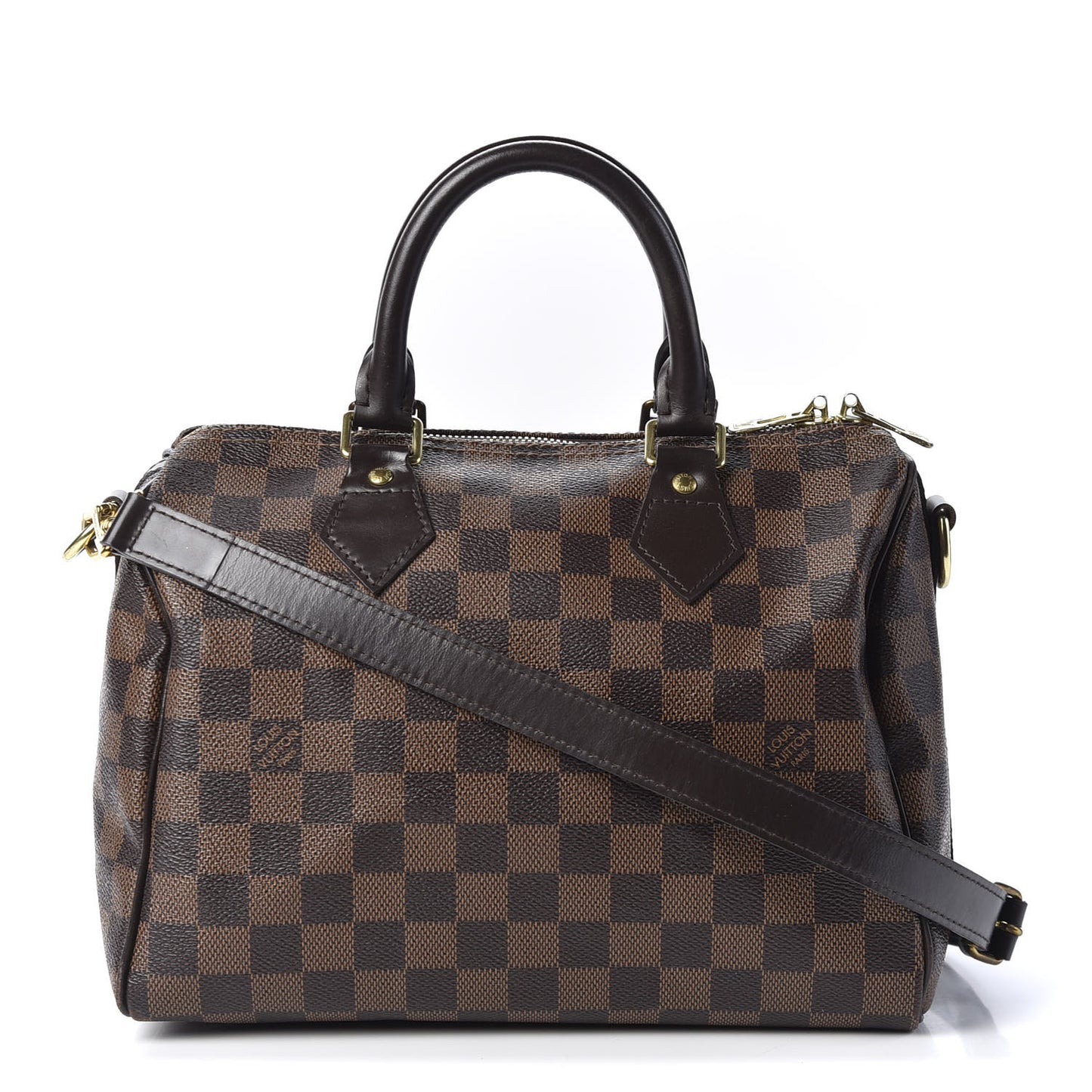 Damier Ebene Speedy Bandouliere 25