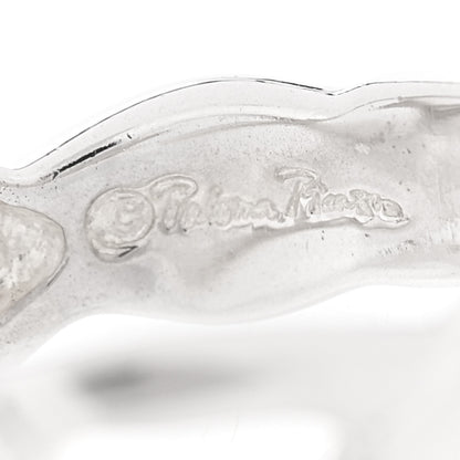 Tiffany Sterling Silver Paloma Picasso Double Loving Heart Ring 52 6 5 of 6