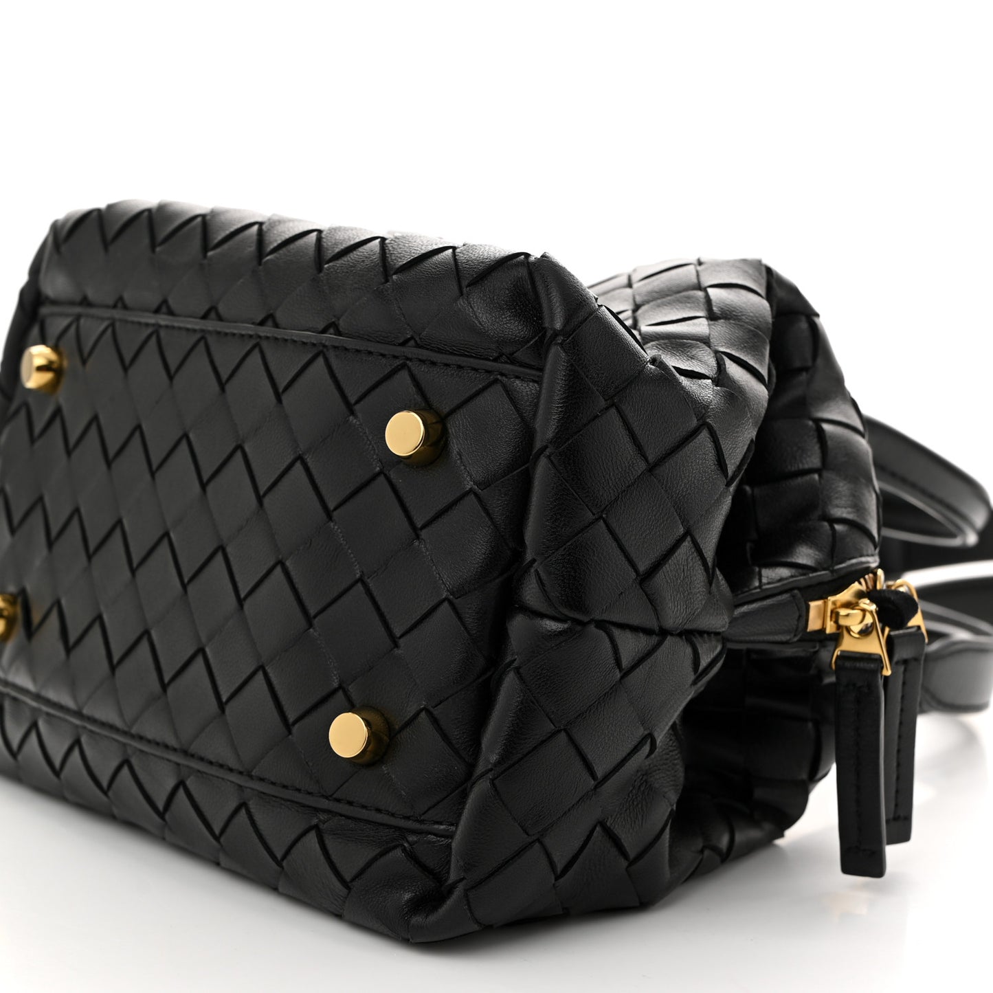 Nappa Intrecciato Bauletto Black