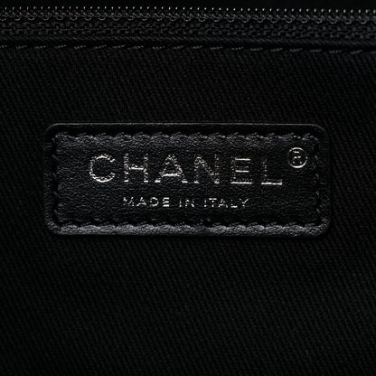 Chanel Mixed Fibers Calfskin Medium Deauville Tote Black 6 of 9