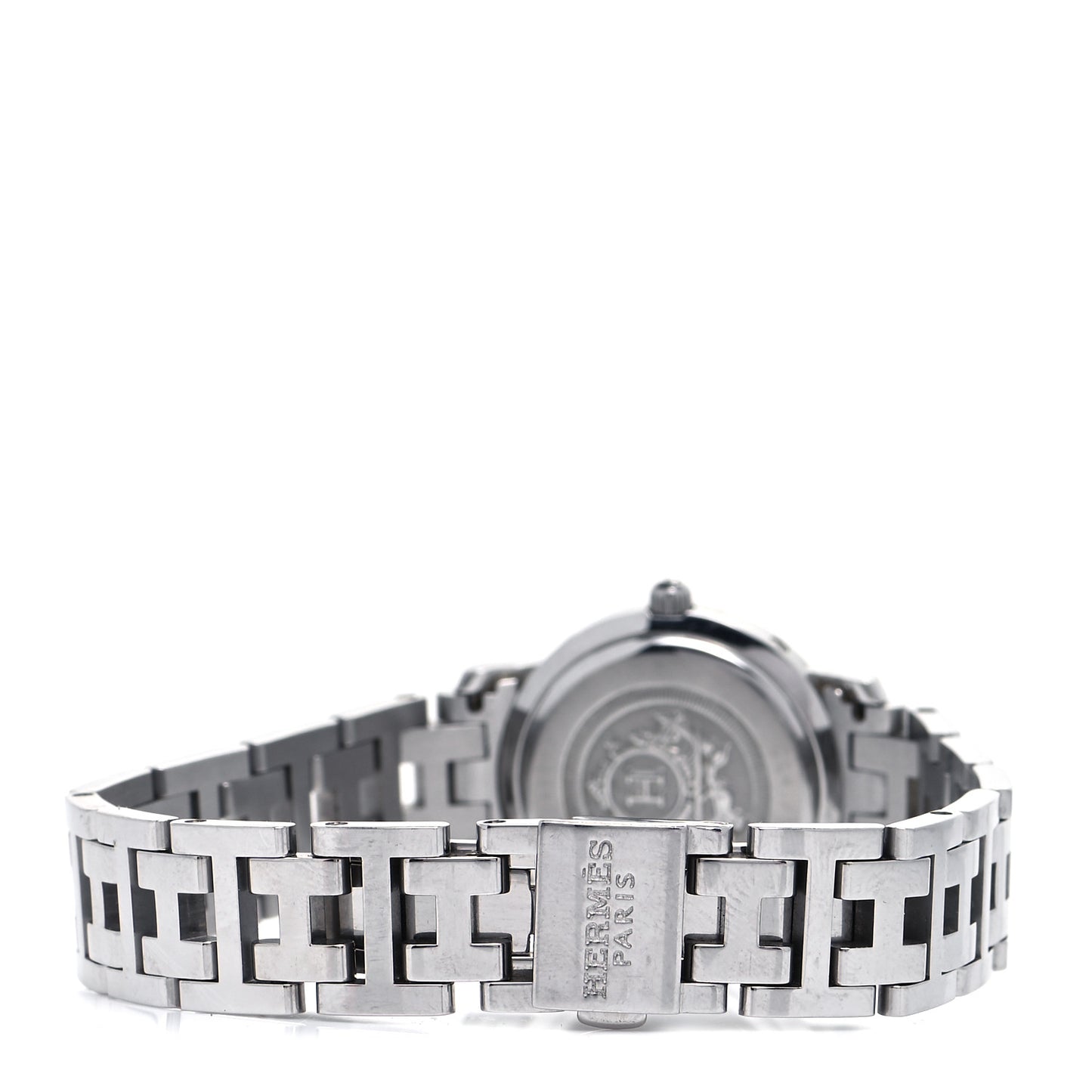 Stainless Steel Diamond Mother of Pearl 24mm Clipper Quartz Watch
