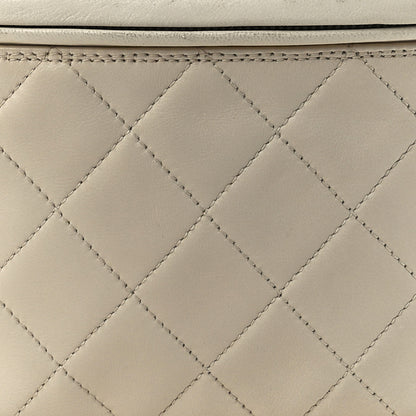Chanel Lambskin Quilted Waist Belt Bag Beige 11 of 14