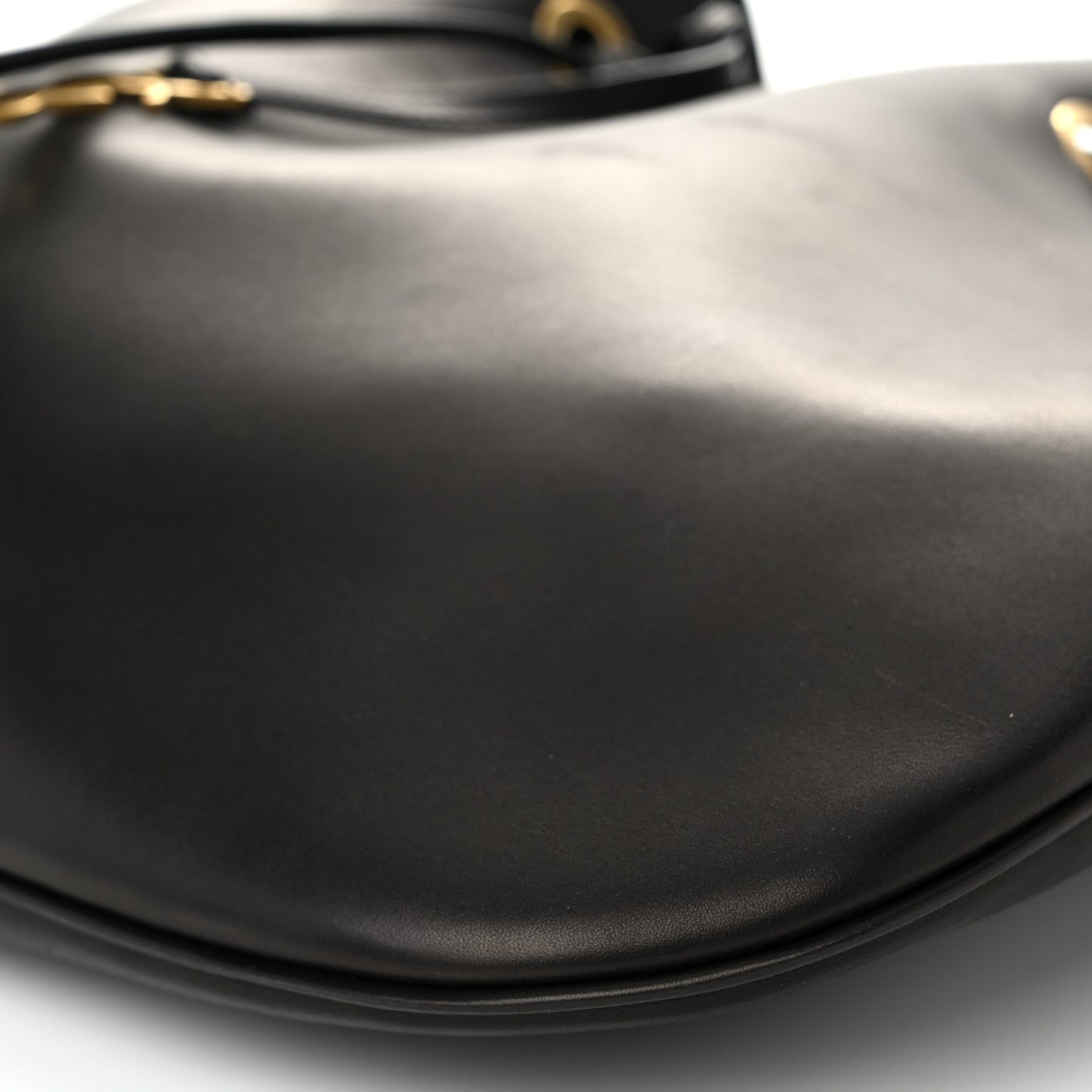 Smooth Calfskin Paris VII Large Flat Hobo Black