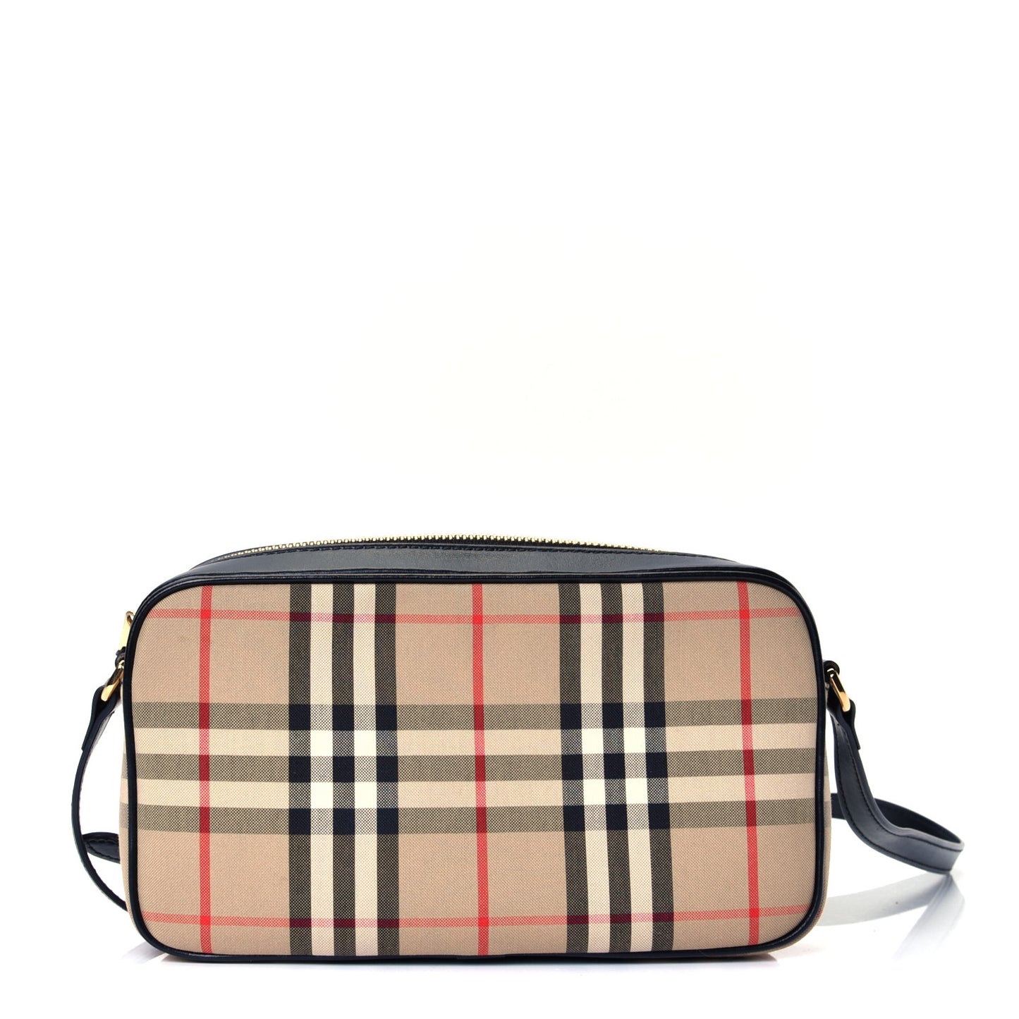 Calfskin Vintage Check Small Camera Bag Archive Beige