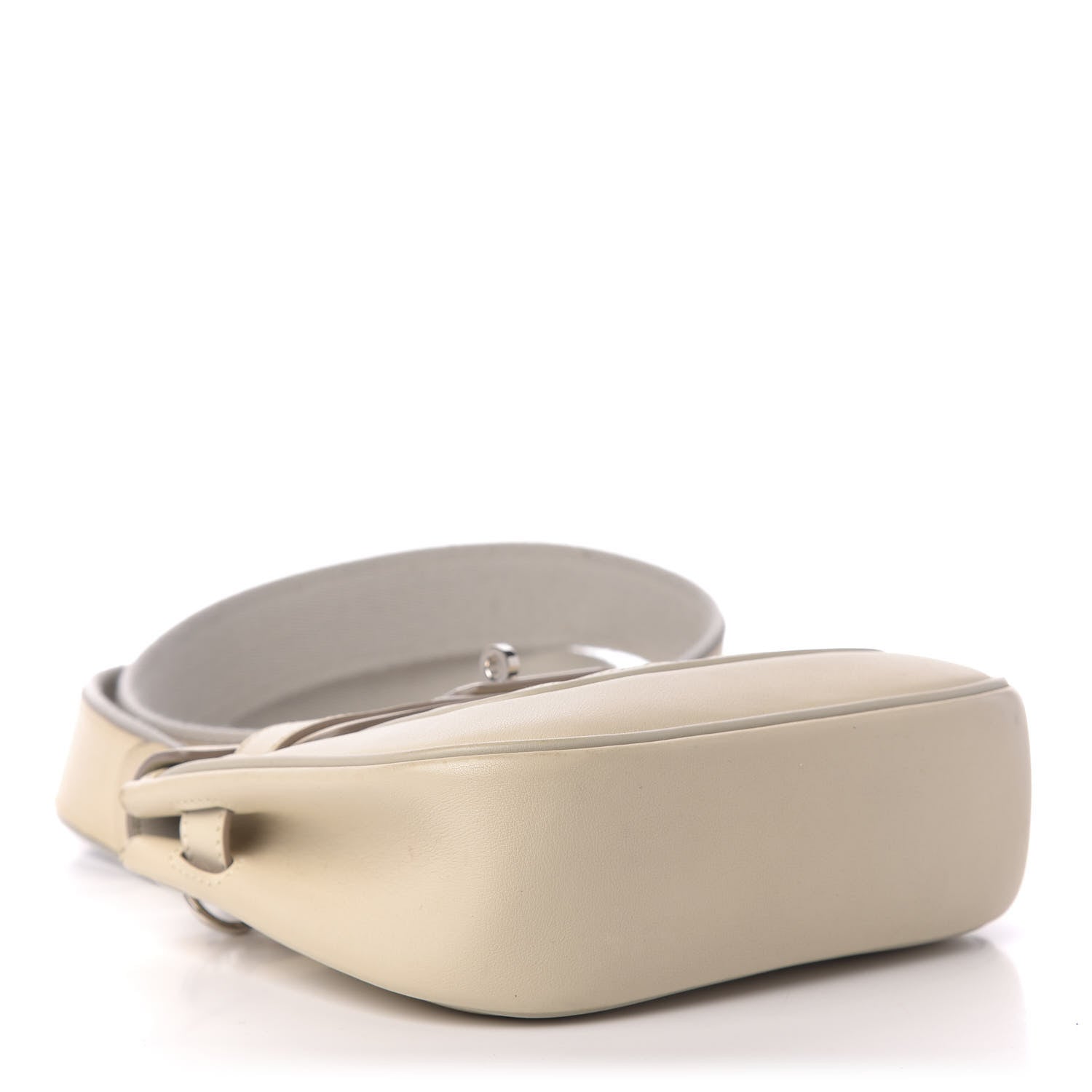 Hermes Veau Swift Mini Sac Berline Craie Gris Perle 4 of 9