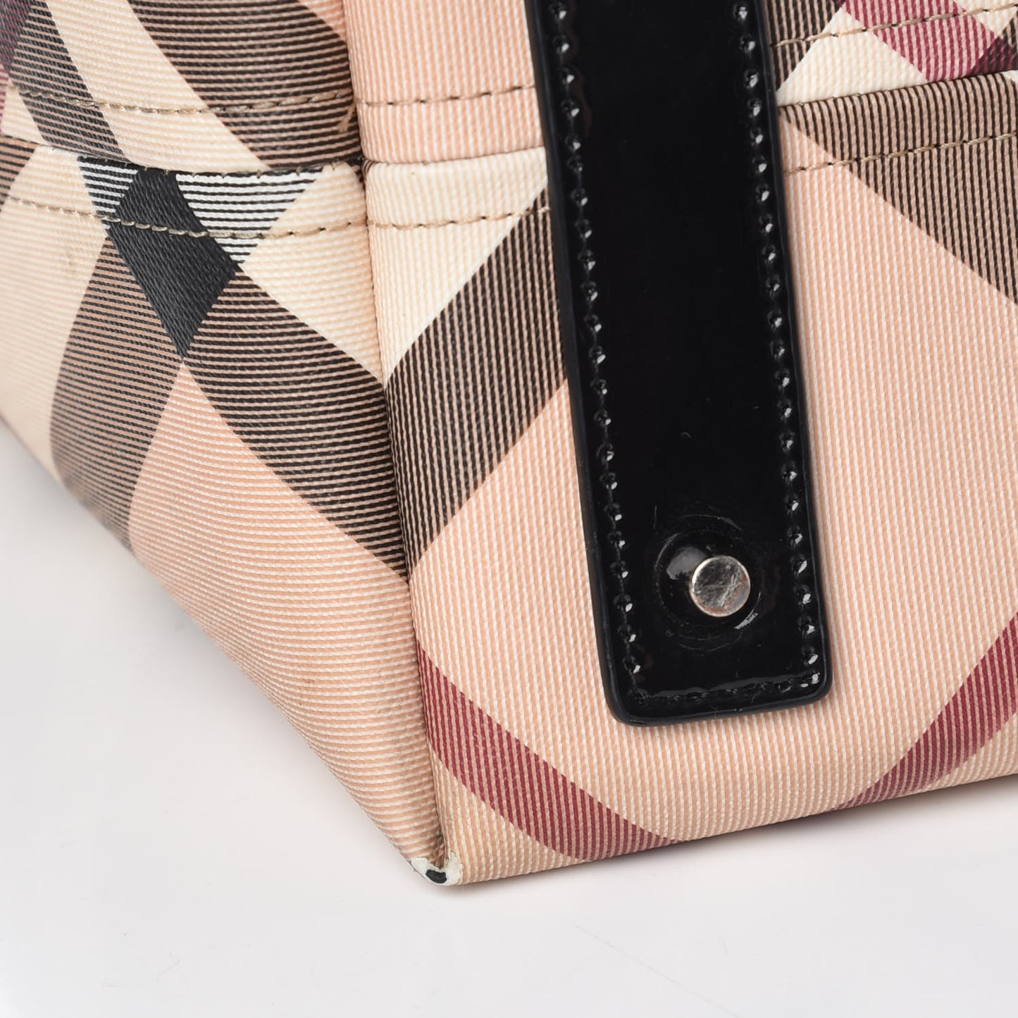Nova Check Large Nickie Tote Black