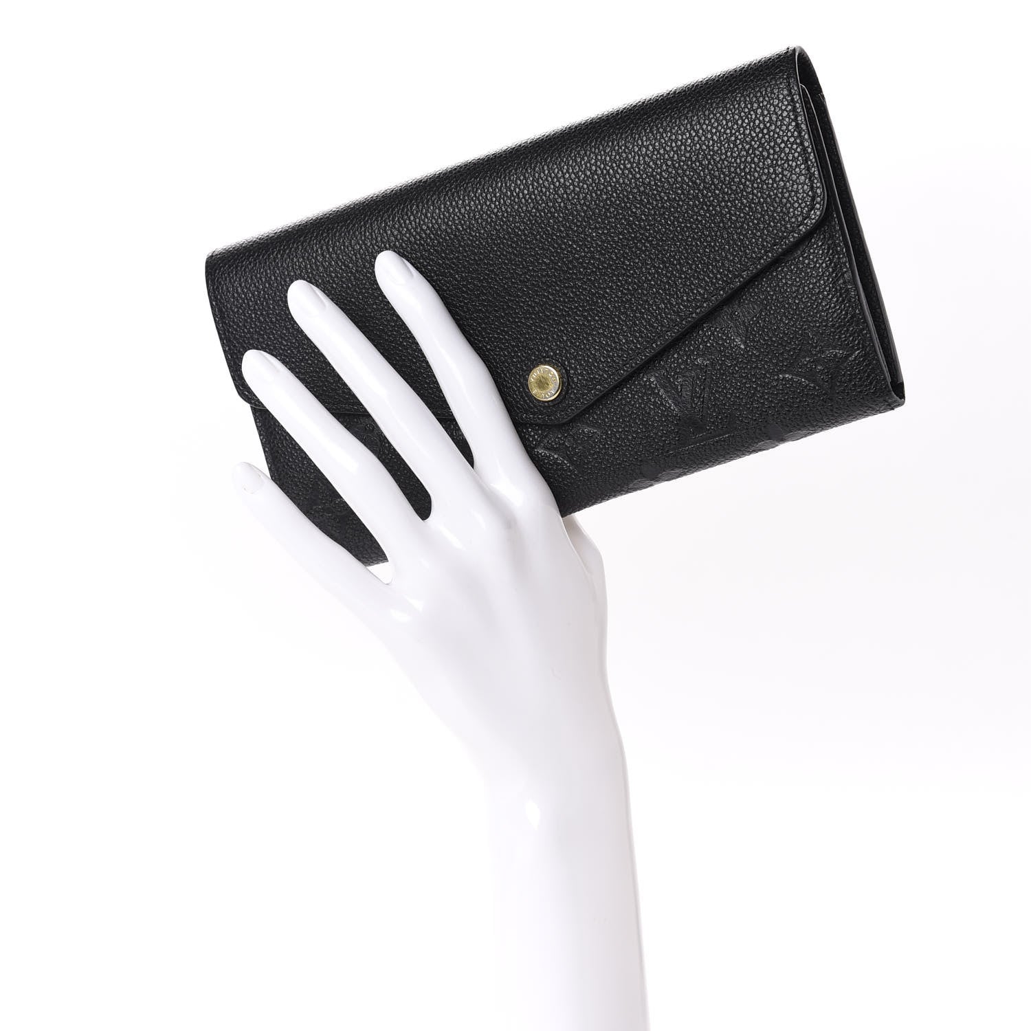 Louis Vuitton Empreinte Sarah Wallet NM Black 2 of 8