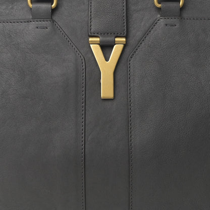 Saint Laurent Sheepskin Medium Cabas ChYc Grey 8 of 13