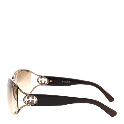Gucci Crystal GG 2820/F/S Sunglasses Brown 3 of 7