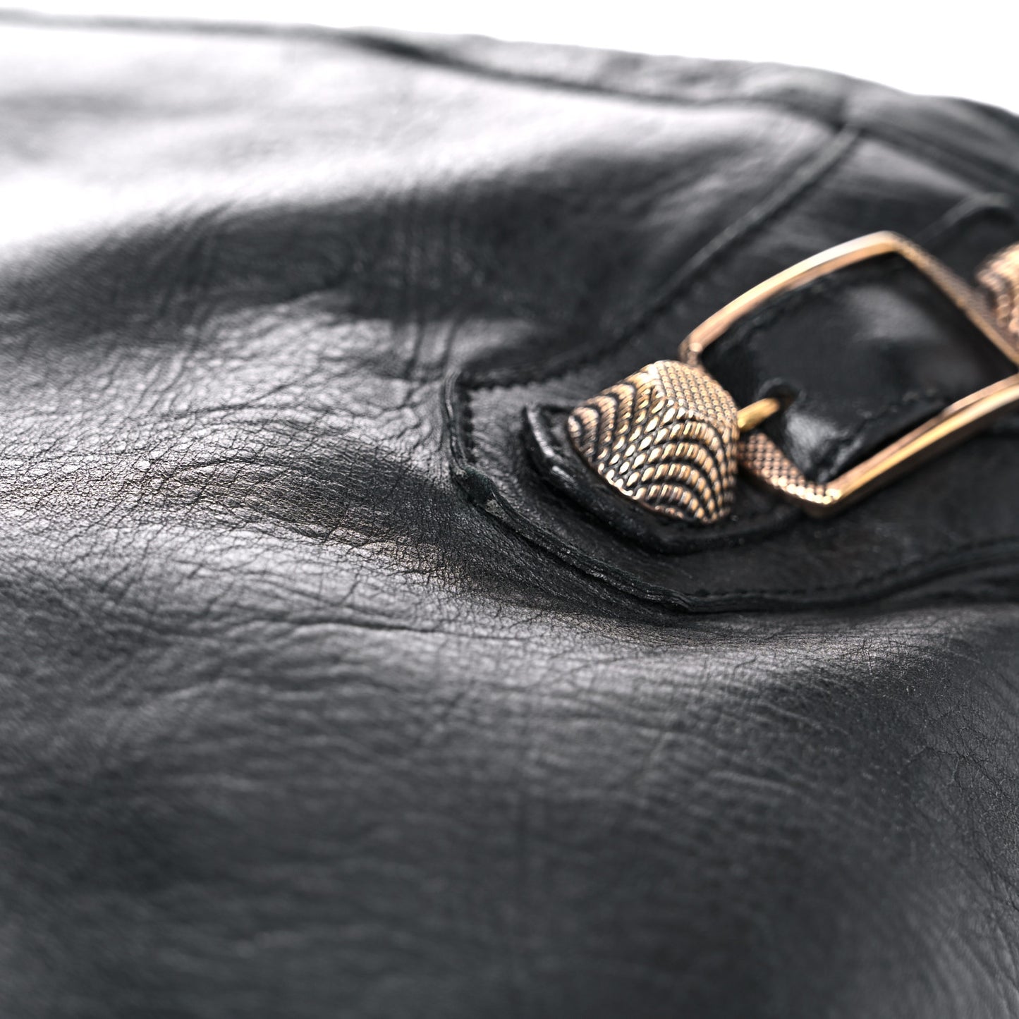 Chevre Giant 21 Gold Hardware Day Hobo Black